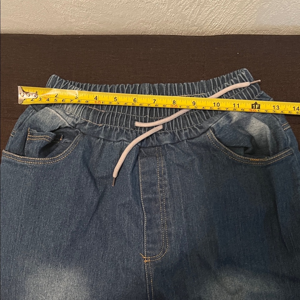 #023** Women Blue Jogger Zipper UP Pant - Picture 3 of 10